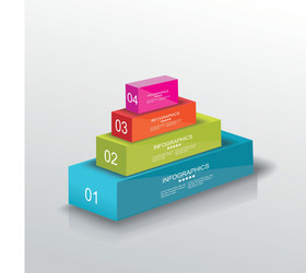 infographic or web design template vector image