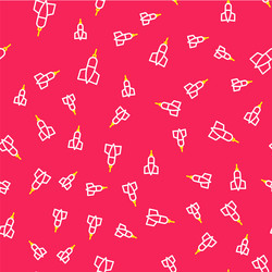 line dart arrow icon isolated seamless pattern vector image