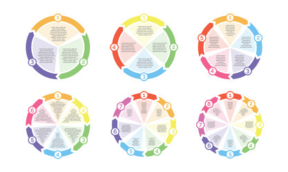 Venn diagram with 4 overlapped circles set theory Vector Image
