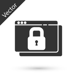 grey secure your site with https ssl icon vector image