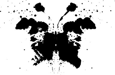 Rorschach inkblot test random vector