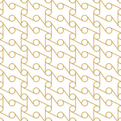 seamless pattern of circles and lines vector image