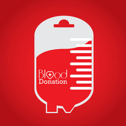 Blood drive icon vector