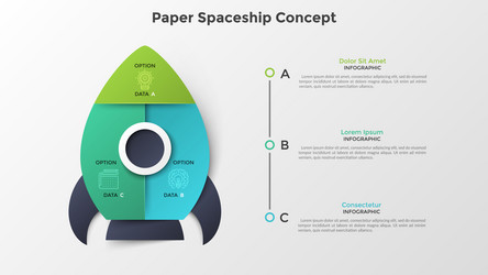 Modern infographic template vector