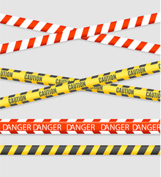 Police line set Royalty Free Vector Image - VectorStock