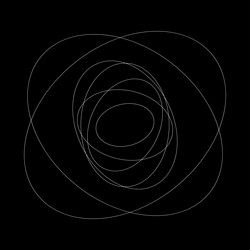 abstract random circles geometric circular element vector image