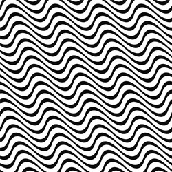 angular abstract monochrome seamless wave pattern vector