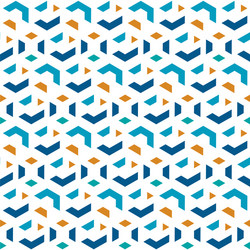 seamless patterns with abstract ornament vector image