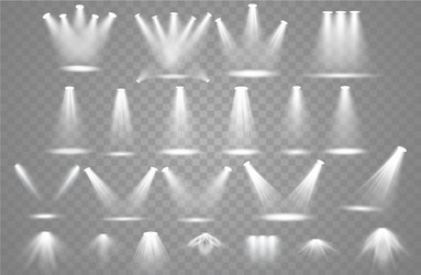 Light effect set Royalty Free Vector Image - VectorStock