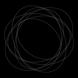 abstract random circles geometric circular element vector image