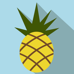 Cute pineapple icon Royalty Free Vector Image - VectorStock