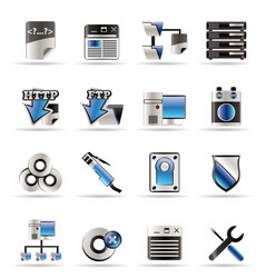 Server Computer Icons vector image