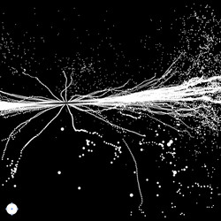 Dynamic Particle Explosion vector image