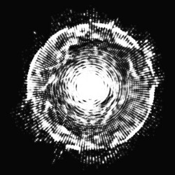 abstract mesh background point array vector image