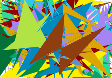 abstract overlapping colorful shapes geometric vector image