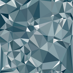 blue triangular low poly mosaic abstract pattern vector image