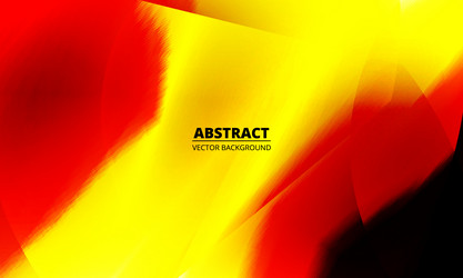 Dynamic Red and Yellow Abstract Background vector image