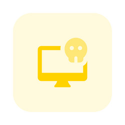 laptop not functioning due to hardware issue vector image