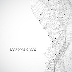 big data complex graphic abstract background vector image