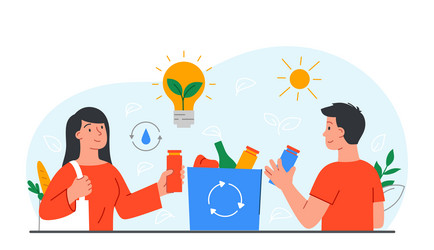 concept of sorting vector image