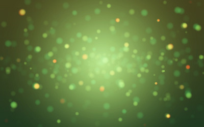 green bokeh glow soft light blur background vector image