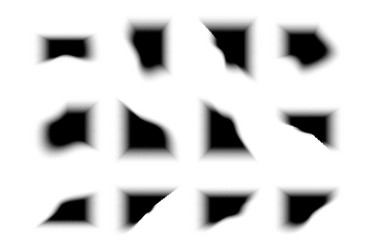 halftone hexagon pattern reprographic technique vector image