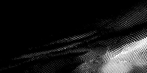 retro halftone dot pattern with comic book grain vector image