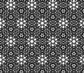 seamless patterns with abstract ornament vector image