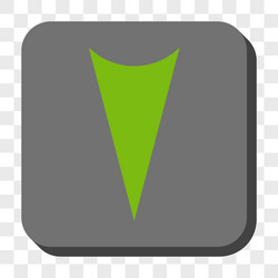arrowhead down rounded square button vector image