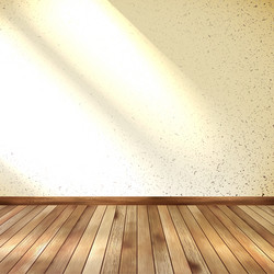 Rustic Wooden Floor - Grunge Texture Vector Image