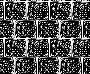 Black marker scribbled squares vector