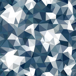 blue triangular low poly mosaic abstract pattern vector image