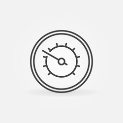 manometr concept icon in thin line style vector image