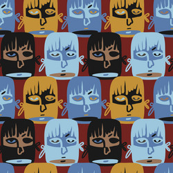seamless pattern design vector image