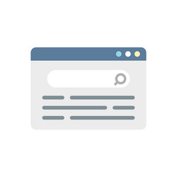 Web Request Icon - Service File vector image