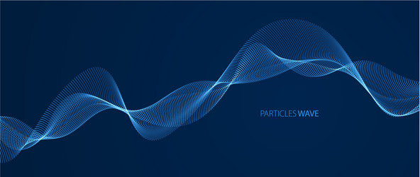 abstract background with wave flowing vector image