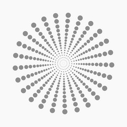abstract dotted shape design element vector image