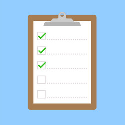 Giant Check List - Task Management Vector Image