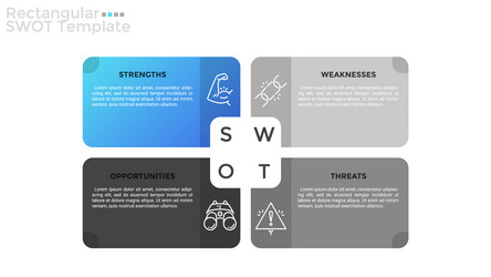 Modern infographic template vector