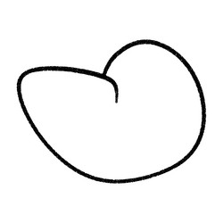 organic blob shapes with irregular fluid forms vector image