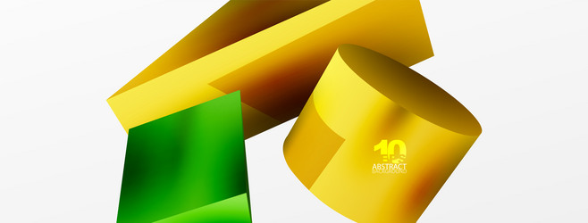 3d abstract background shapes triangle vector image
