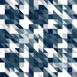 blue triangular low poly mosaic abstract pattern vector image