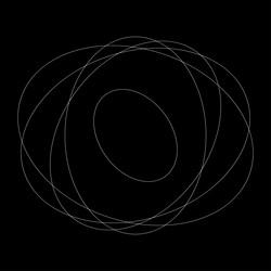 abstract random circles geometric circular element vector image