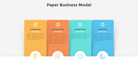 modern infographic template vector