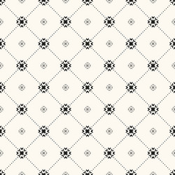 Seamless retro pattern vector