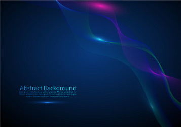 Abstract background with a colored dynamic waves vector