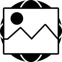 augmented reality design vr image icon line vector image
