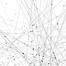 Deep learning algorithm neural network ai Vector Image