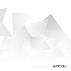 abstract geometric shape from gray triangle vector image