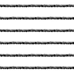 horizontal line zigzag doodle pattern on a white vector image